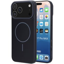 Mobiparts Slim Line iPhone 17 Pro Max MagSafe Fodral Hårdplast Skal - Onyx Black