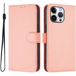 Mobigear Urban Wallet iPhone 16 Pro Max Plånboksfodral med sedelfack - Rosa