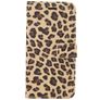 Mobigear Leopard iPhone XR Etui z klapką typu portfel - Brązowy