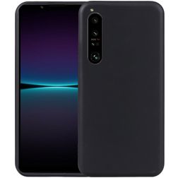 Mobigear Basics Sony Xperia 1 V TPU flexível Capa traseira - Preto