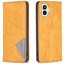 Mobigear Rhombus Slim Nothing Phone (1) Funda tipo libro - Coñac