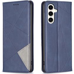 Mobigear Rhombus Slim Samsung Galaxy S23 FE Pungetui - Blå