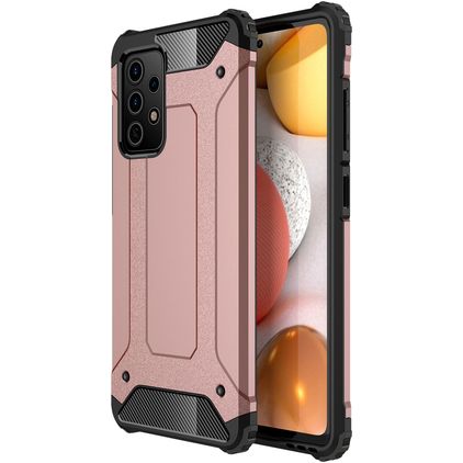 Mobigear Outdoor Samsung Galaxy A52s 5G Plástico rígido Capa traseira Antichoque - Rosa dourado