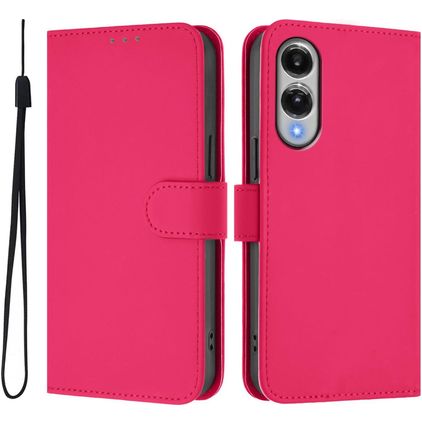 Mobigear Urban Wallet Samsung Galaxy S25 Edge Plånboksfodral med sedelfack - Röd