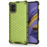 Mobigear Honeycomb Samsung Galaxy A51 Fodral Hårdplast Skal Stötsäkert - Grön