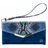 Mobilize Gelly Velvet iPhone X Funda Clutch 2 en 1 con funda extraíble - Royal Blue Snake