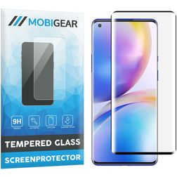 Mobigear Curved OnePlus 9 Pro Cristal templado Protector de pantalla - Compatible con fundas - Negro