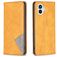 Mobigear Rhombus Slim Nothing Phone (1) Wallet case - Cognac