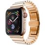 Mobigear Madrid Steel Apple Watch Strap Butterfly closure - 42/41/40/38 mm - Rose Gold