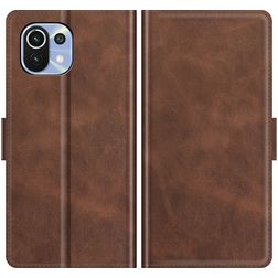 Mobigear Slim Magnet Xiaomi Mi 11 Lite Wallet case - Brown