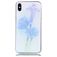 Mobigear Design iPhone XS Max TPU flexível Capa traseira - Purple Flower