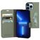 Mobiparts Classic Wallet iPhone 13 Pro Cover a libro portafoglio - Stone Green