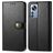 Mobigear Snap Button Xiaomi 12 Pro Etui z klapką typu portfel - Czarny