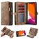 CaseMe 008 iPhone 11 Case Detachable 2-in-1 Wallet Case Wallet - Brown
