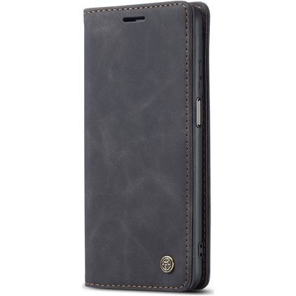 CaseMe 013 Xiaomi Mi 10T Pungetui med Seddelrum - Sort