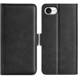 Mobigear Slim Magnet iPhone 16e Pungetui med Seddelrum - Sort