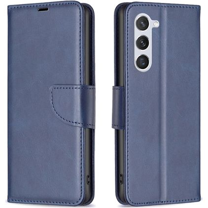 Mobigear Excellent Samsung Galaxy S24 Cover a libro portafoglio - Blu