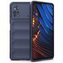 Mobigear Bumpy POCO X4 Pro 5G Fleksibel TPU Bagsidecover - Mørkeblå