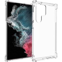 Mobigear Cushion Clear Samsung Galaxy S23 Ultra Flexible TPU Back cover Shockproof - Clear