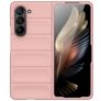 Mobigear Bumpy Samsung Galaxy Z Fold 5 TPU flexível Capa traseira - Rosa