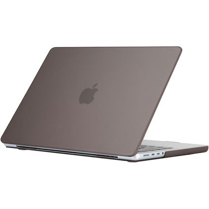 Mobigear Glossy MacBook Pro 16 Inch (2021-2026) Hardshell MacBook Case - Grey - Model A2485 / A2780 / A2991 / A3186 / A3428 / A3429