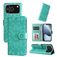 Mobigear Sunflower iPhone 18 Pro Funda tipo libro Cartera - Verde