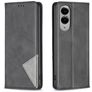 Mobigear Rhombus Slim Samsung Galaxy S25 Edge Cover a libro - Nero