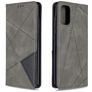 Mobigear Rhombus Slim Samsung Galaxy A41 Funda tipo libro - Negro