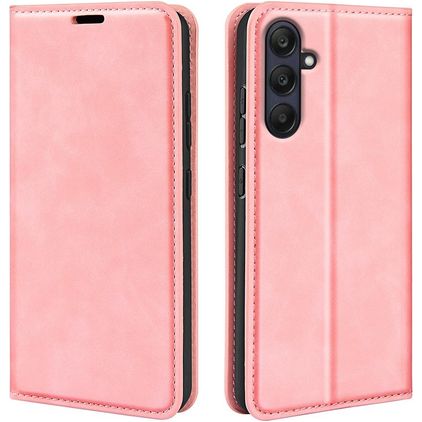 Mobigear Retro Slim Samsung Galaxy A26 Etui z klapką typu portfel - Różowy