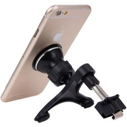 Mobigear Magnetic Puhelinteline autoon Tuuletusaukko Magneetti Universaali - Musta