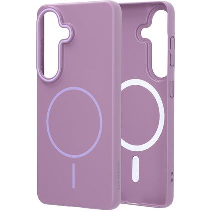 Mobiparts Slim Line Samsung Galaxy S26 MagSafe Plástico rígido Capa traseira - Imperial Purple
