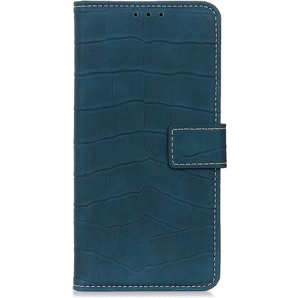 Mobigear Croco Huawei P40 Funda tipo libro Cartera - Verde