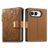 Mobigear Flowers iPhone Duo Wallet case - Brown