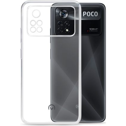 Mobilize Gelly Transparente POCO X4 Pro 5G TPU flexible Carcasa - Transparente