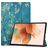 Mobigear Tri-Fold Samsung Galaxy Tab S7 FE Wallet case - Almond Blossoms