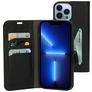 Mobiparts Classic Wallet iPhone 13 Pro Max Pungetui med Seddelrum - Sort