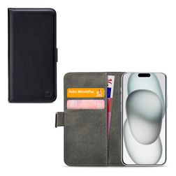 Mobilize Classic Gelly Wallet iPhone 15 Plus Pungetui med Seddelrum - Sort