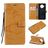 Mobigear Butterfly Xiaomi Mi 10T Lite Lompakkokotelo + Setelitasku - Konjakki