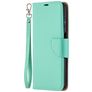 Mobigear Excellent Samsung Galaxy A12 Wallet case - Turquoise