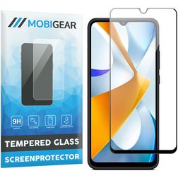 Mobigear Premium POCO C40 Panssarilasi Näytönsuoja - Suojakuoren kanssa yhteensopiva