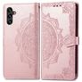 Mobigear Mandala Samsung Galaxy A13 5G Funda tipo libro Cartera - Oro rosa