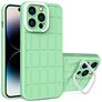 Mobigear Cube iPhone 14 Pro Max Fodral Hårdplast Skal med ställ - Grön