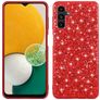 Mobigear Glitter Samsung Galaxy A54 Plástico rígido Capa traseira - Vermelho