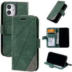Mobigear Rhombus iPhone 12 Mini Wallet case - Green