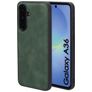 Mobiparts Classic Samsung Galaxy A36 MagSafe TPU / Poliuretano (PU) Back cover - Emerald Green