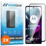 Mobigear Premium Motorola Moto G200 5G Vidro temperado Película de ecrã - Compatível com capas - Preto (Pack de 2)