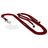 Mobiparts Phonecord Universel justerbar mobilsnor - Plum Red