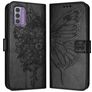 Mobigear Butterfly Nokia G42 Knížkové pouzdro Peněženka - Černá