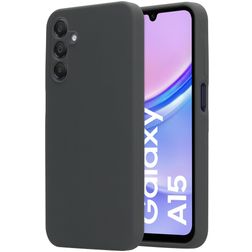 Mobiparts Samsung Galaxy A15 Silikoni Suojakuori - Urban Grey