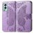 Mobigear Butterfly OnePlus Nord 2 Capa livro Carteira - Roxo